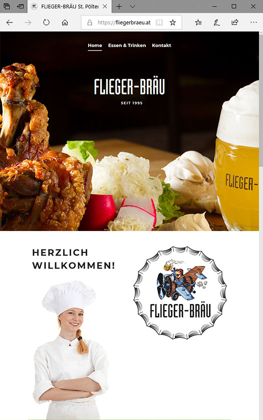 FLIEGER-BRÄU St. Pölten - Bierlokal & Burger-Lokal
