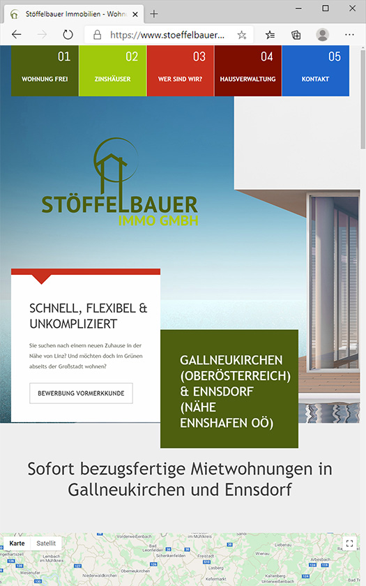 Stöffelbauer Immobilien - Wohnung frei in Gallneukirchen (Oberösterreich) & Ennsdorf (Niederösterreich), nähe Linz